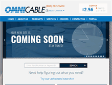 Tablet Screenshot of omnicable.com